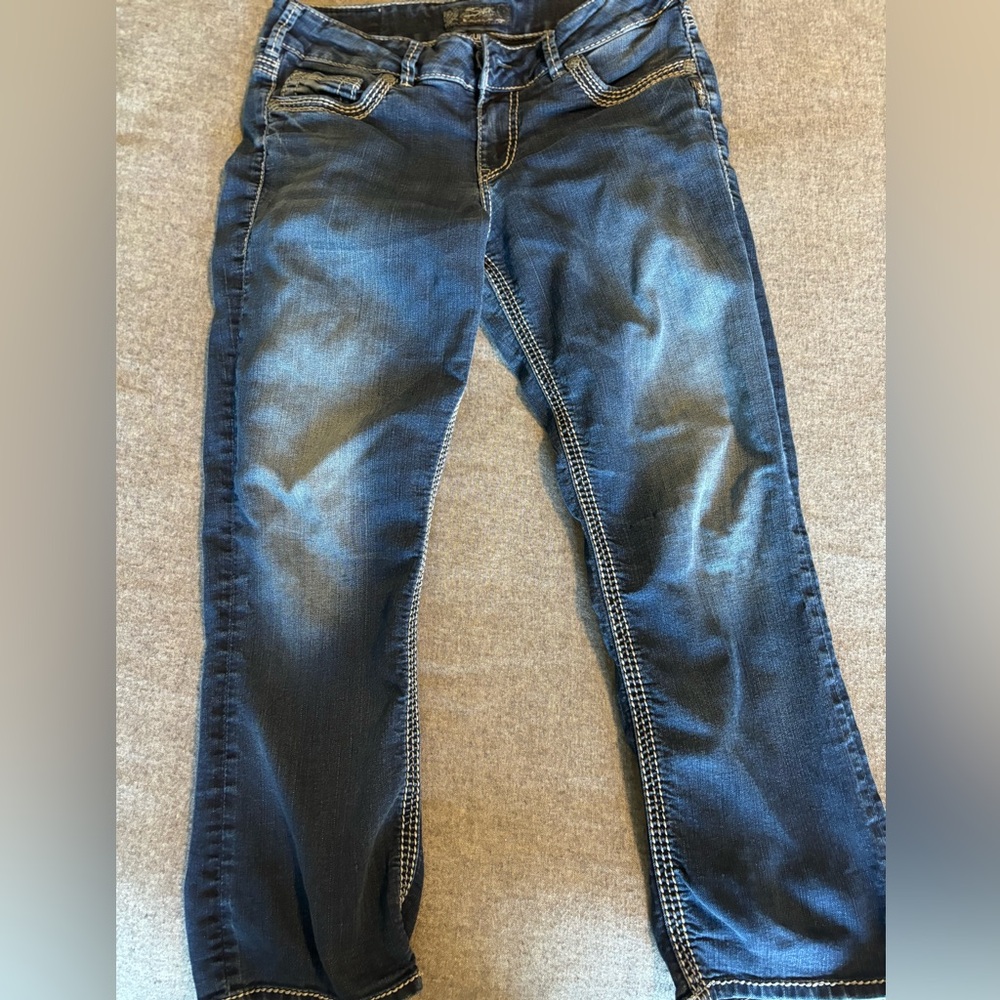 Silver Suki mid Capri Jeans. Womens size 29